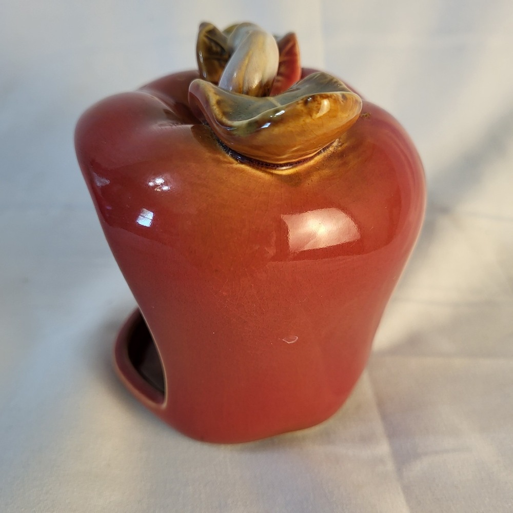 Vintage Ceramic Apple Kitchen Scrubbie Sponge or Soap Holder Grannycore - Picture 2 of 8